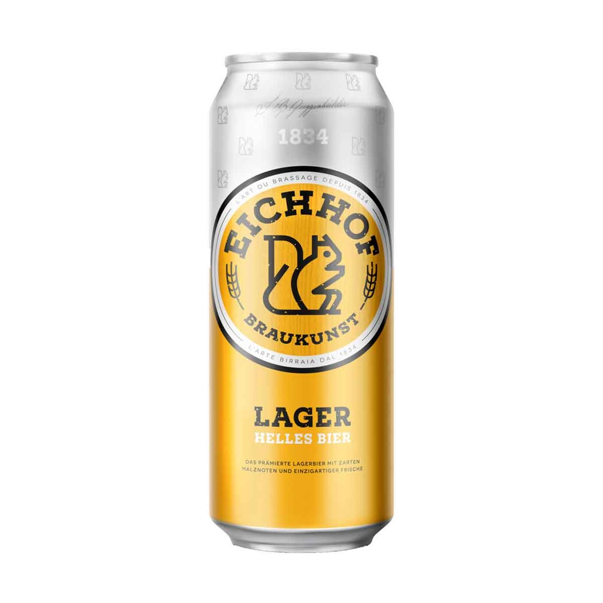 Photo 50 cl Eichhof. Lage.r 4.8%.24 Dosen.EW product