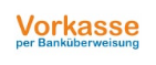 Bezahlen per Vorkasse per Banküberweisung